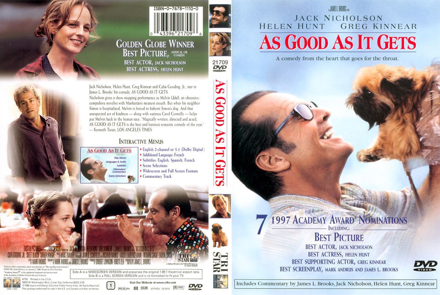 As Good As It Gets-Mejor Imposible (1997) Hd