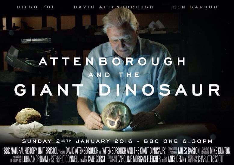 Secci N Visual De David Attenborough Y El Dinosaurio Gigante Tv