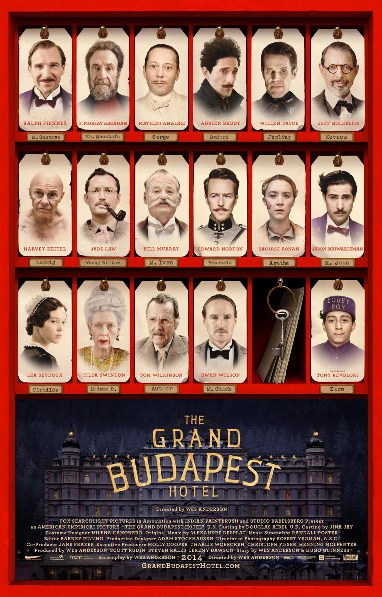 El gran hotel de Budapest, The Grand Budapest Hotel, película, 