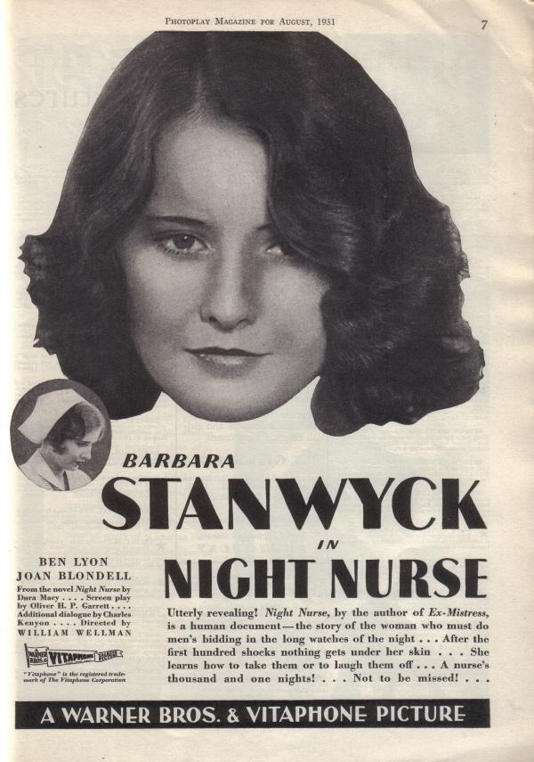 Enfermeras De Noche [1931]