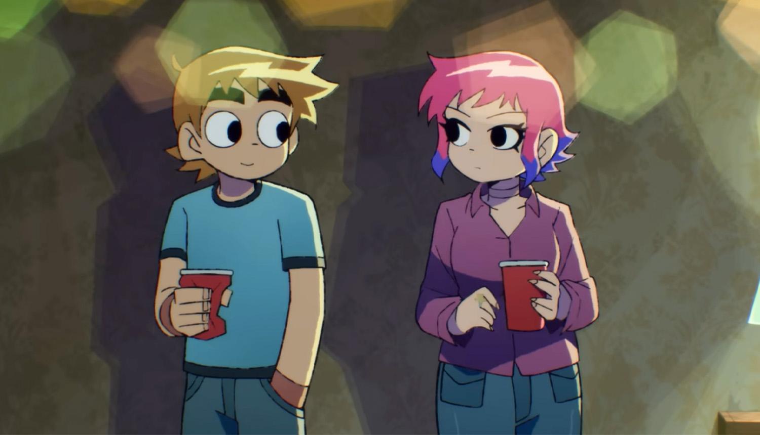 Sección visual de Scott Pilgrim da el salto Miniserie de TV