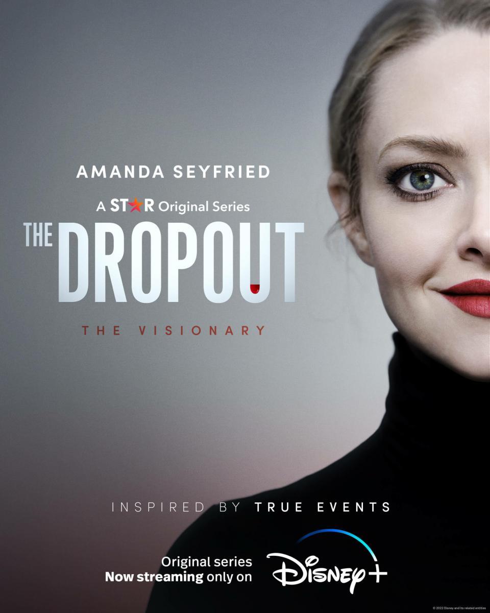 Sección visual de The Dropout Auge y caída de Elizabeth Holmes