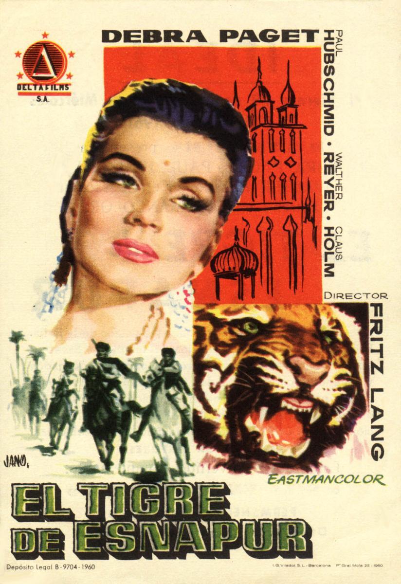 Fritz Lang`S The Tiger Of Eschnapur [1959]