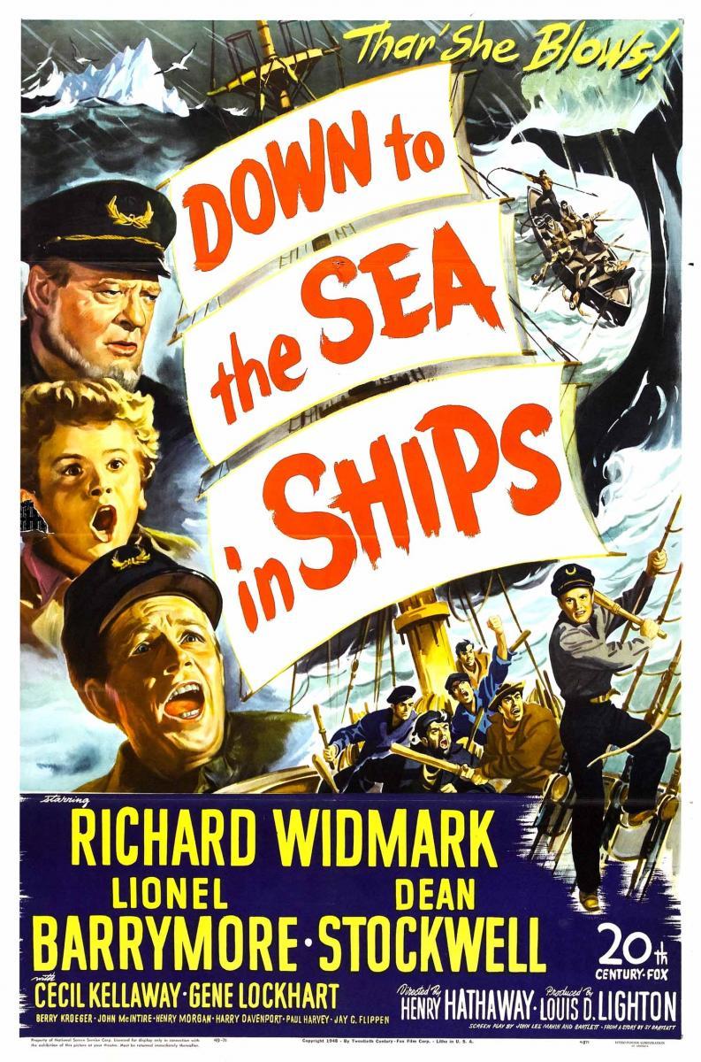 Image result for DOWN TO THE SEA IN SHIPS 1949 movie