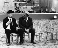 Marcello Mastroianni & Federico Fellini
