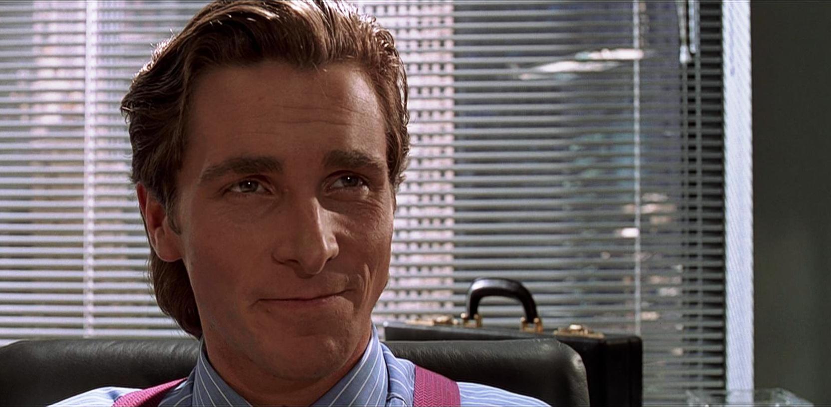 American psycho smile