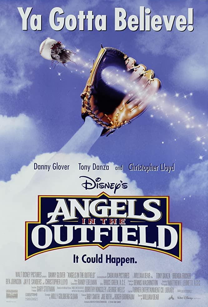 Disney's Angels In the Outfield - Christopher Lloyd, Danny Glover,Tony  Danza VHS 765362753031