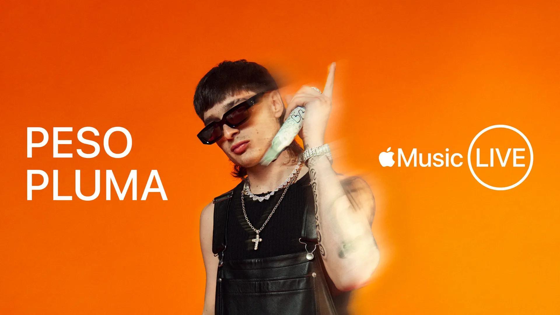 Sección visual de Apple Music Live Peso Pluma FilmAffinity