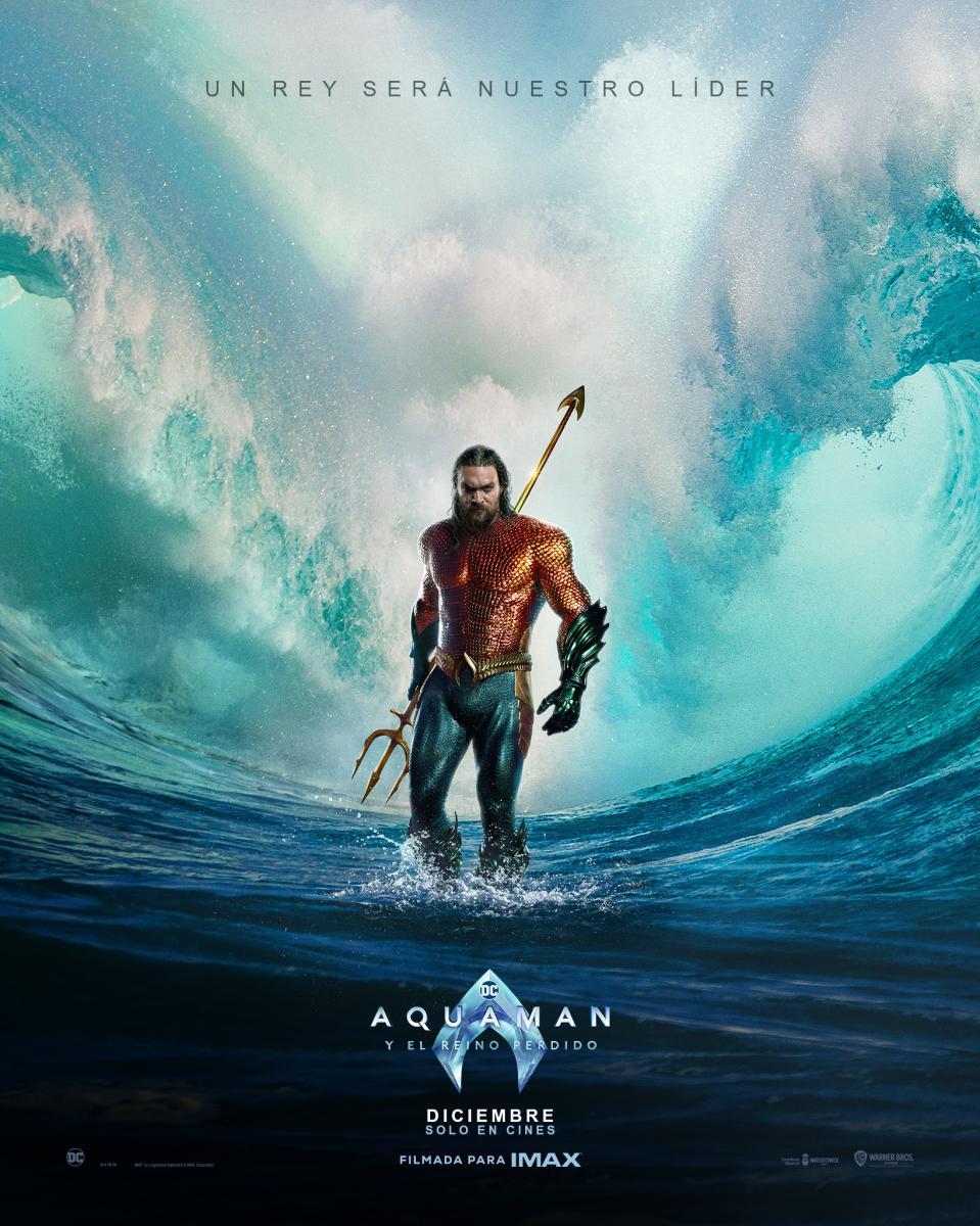Póster de 'Aquaman y el reino perdido'. Warner bros