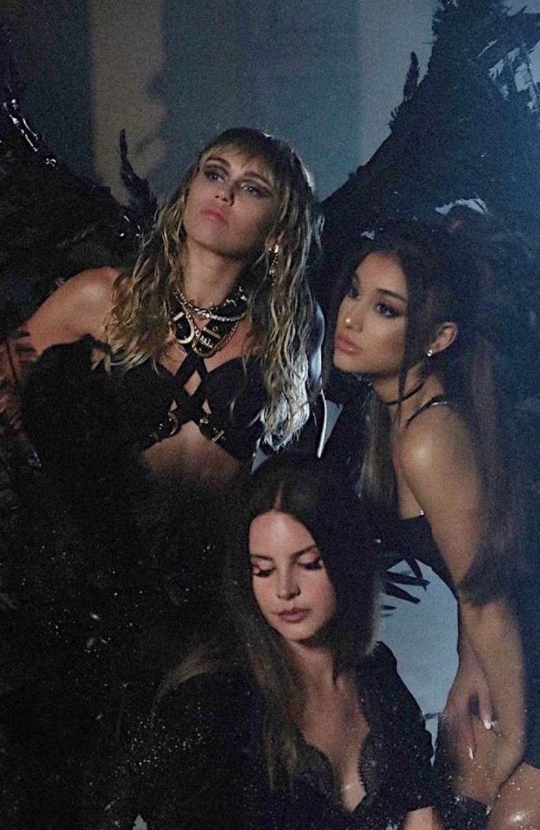 Image gallery for Ariana Grande, Miley Cyrus & Lana Del Rey: Don't Call Me  Angel (Music Video) - FilmAffinity