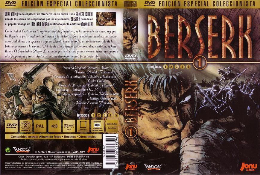 Berserk 1997 COMPLETE Series on 2x Custom VHS's – SloppySecondSales – Home  of Cinema Dream Network