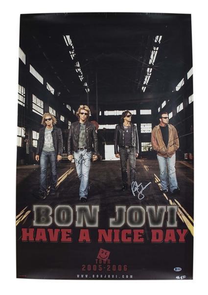 BON JOVI HAVE A NICE DAY ジャパンツアー ポスター BON JOVI HAVE A NICE DAY ジャパンツアー ポスター BON JOVI