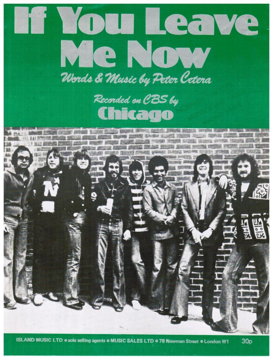 Chicago If You Leave Me Now Deutsche übersetzung