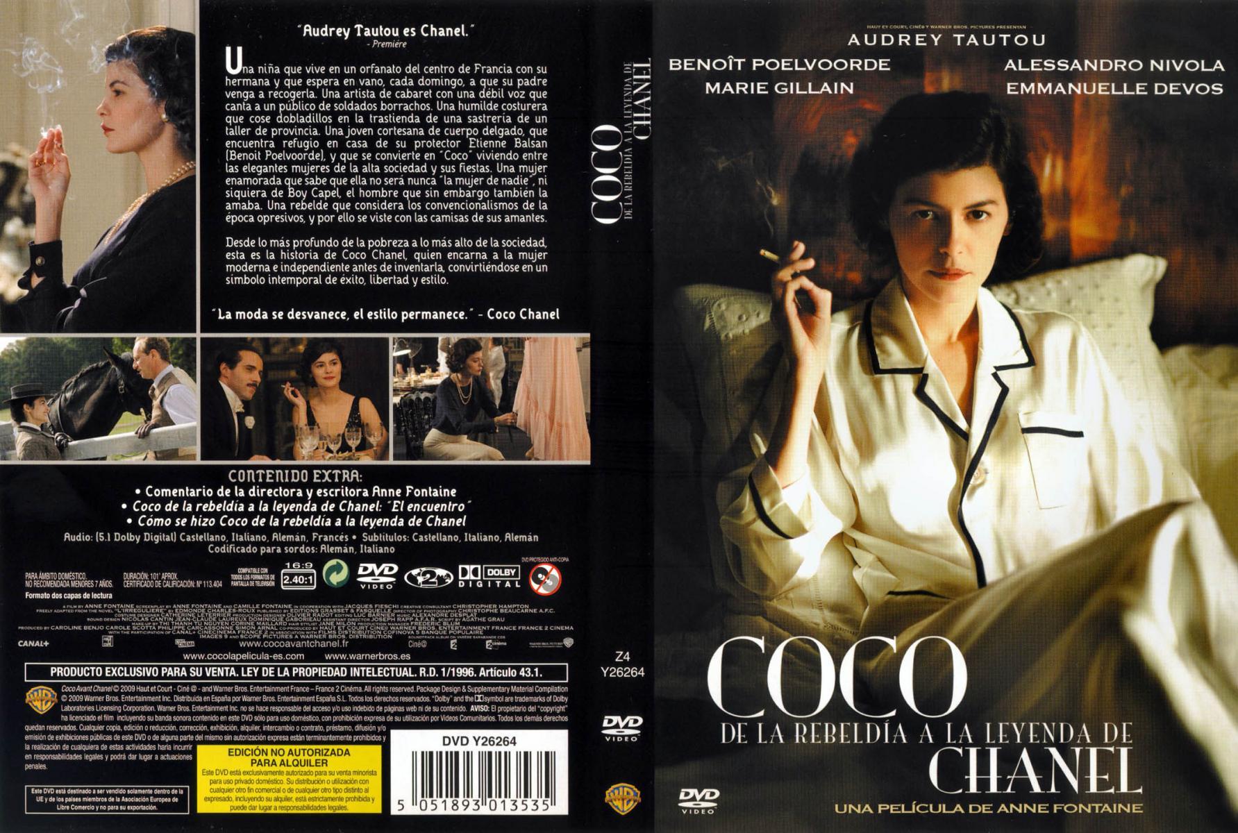 Coco, de la rebeldía a la leyenda de Chanel (2009) - Filmaffinity