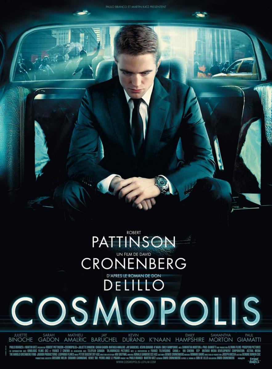 Robert Pattinson en póster de "Cosmpolis".