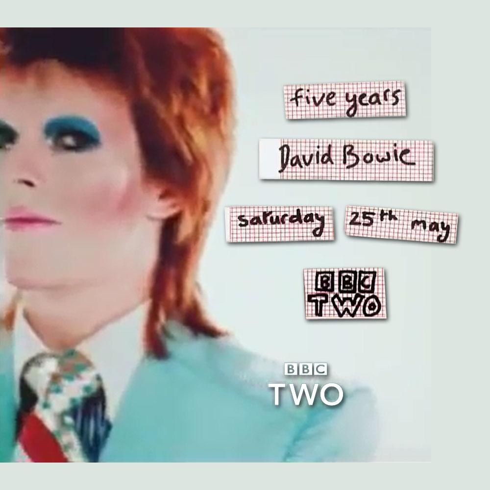 Portada de “David Bowie: Five Years”