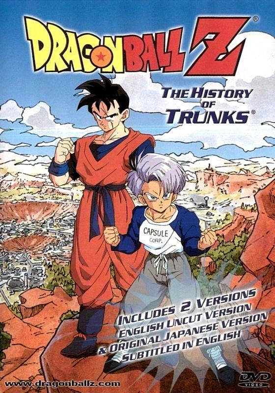 Trunks que veio do futuro do anime Dragon Ball z