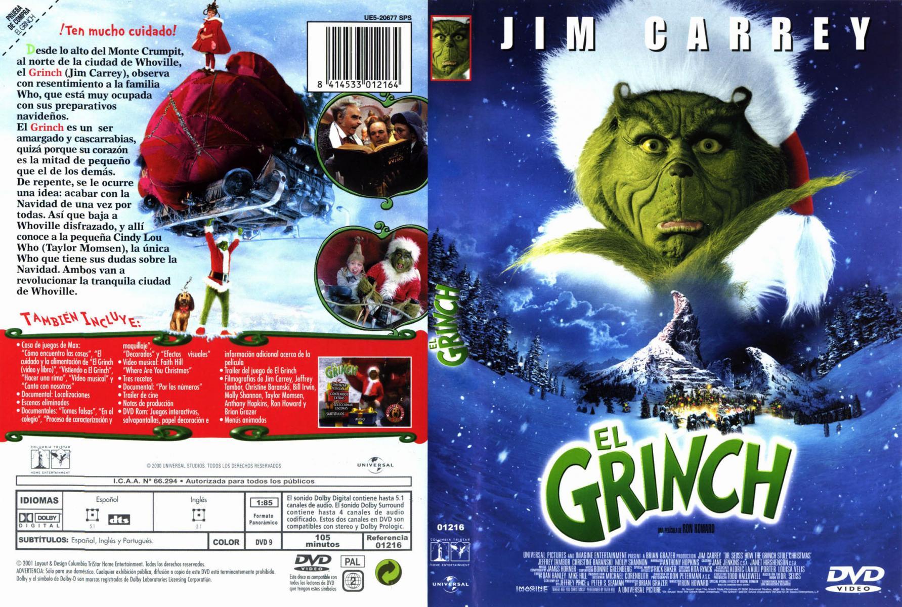 Il Grinch - DVD - Film di Ron Howard Commedia