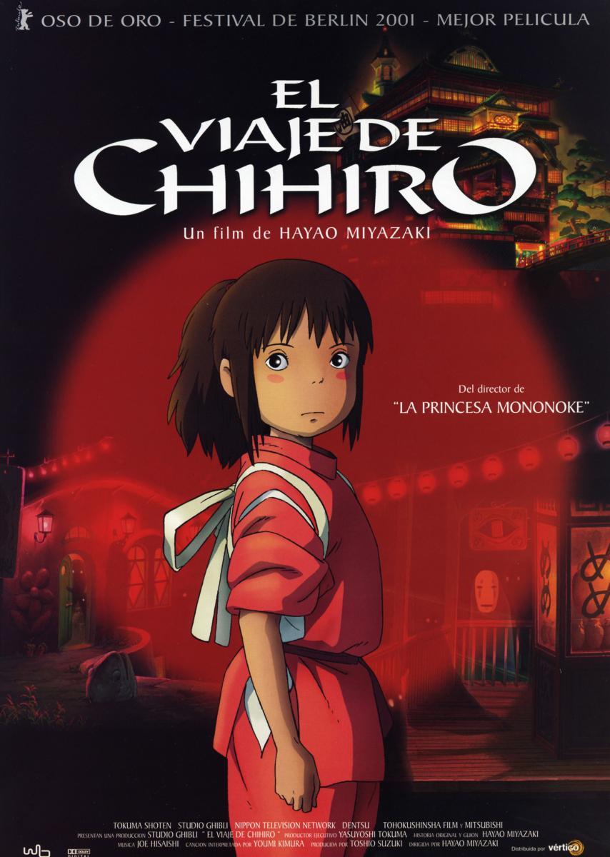 Resultado de imagen para #1 – El viaje de Chihiro, de Hayao Miyazaki (2001)