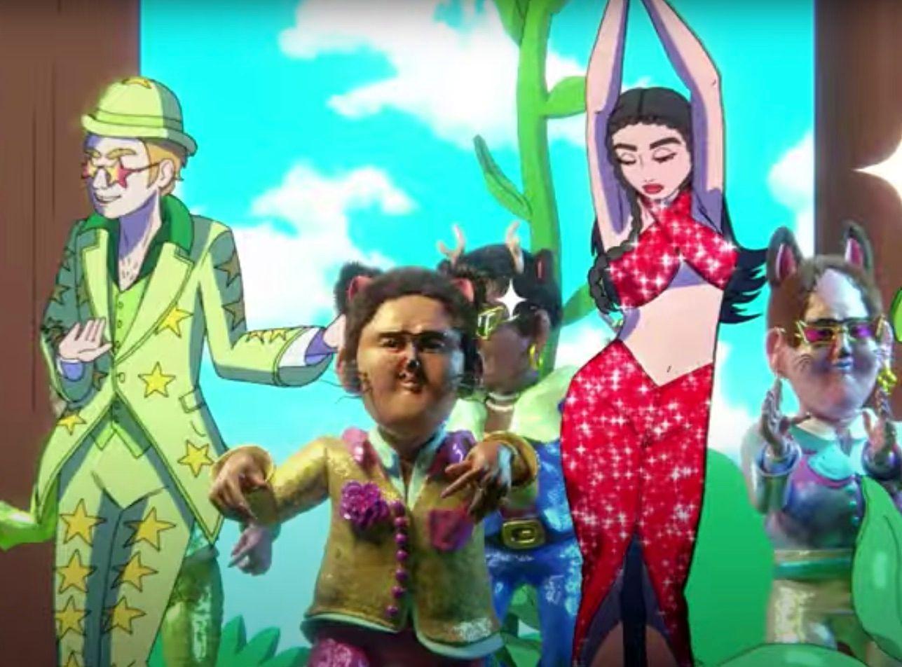 Sección visual de Elton John & Dua Lipa Cold Heart (Vídeo musical