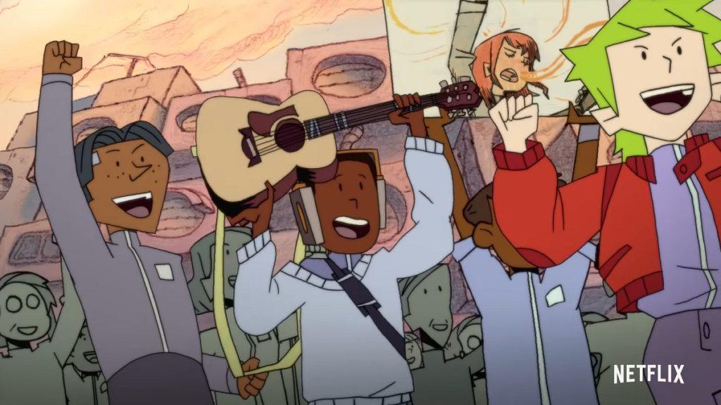 Sección visual de Estamos unidos La primera enmienda (Vídeo musical