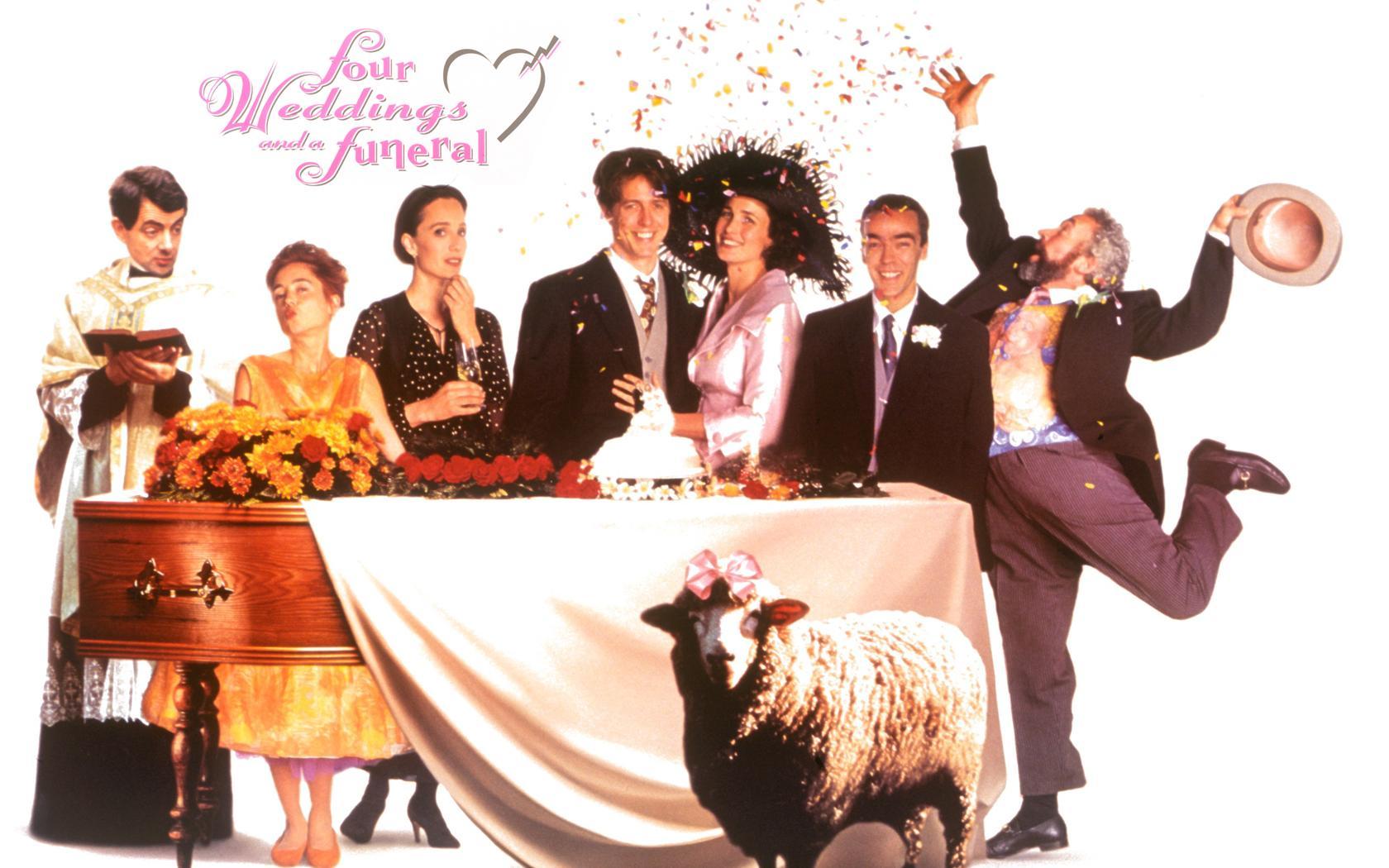 Свадеб и одни похороны. 4 Свадьбы и 1 похороны. Four Weddings and a Funeral. Четыре свадьбы и одни похороны Постер. Четыре свадьбы и одни похороны обложка.