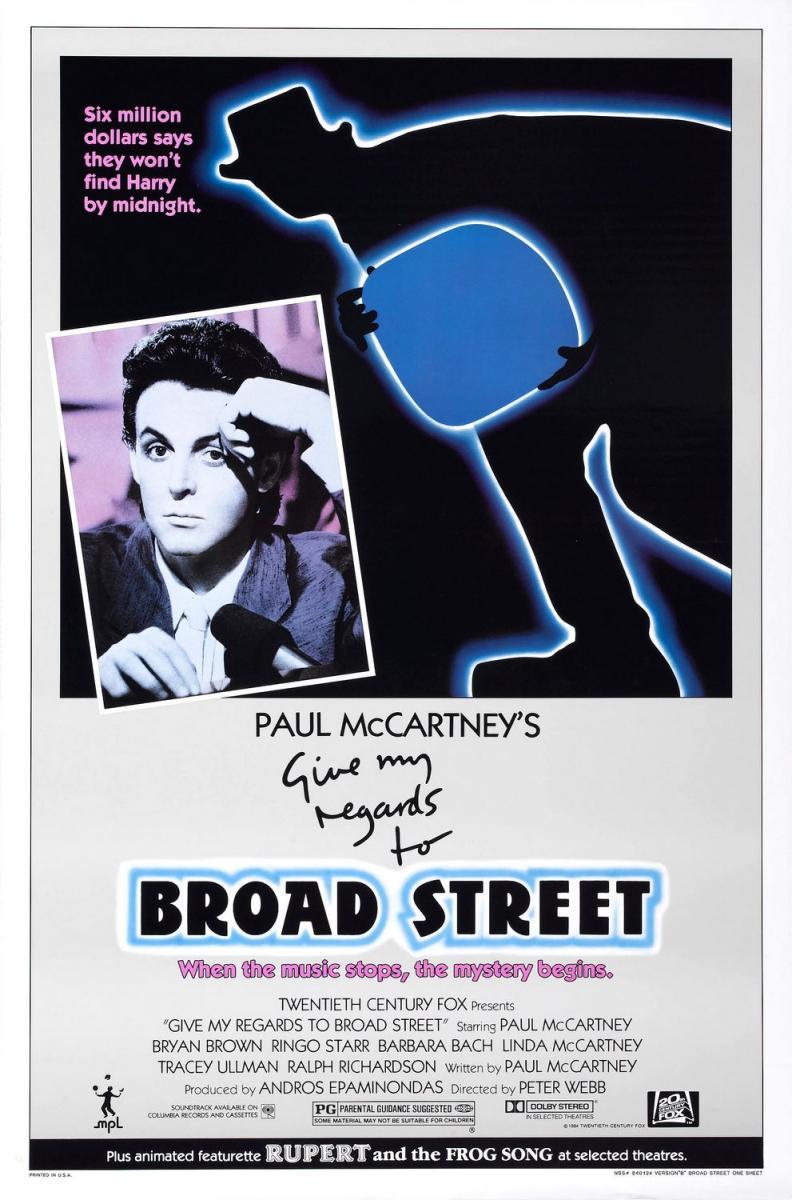 Give My Regards to Broad Street (1984) - Filmaffinity Give My Regards to Broad Street (1984) - Filmaffinity