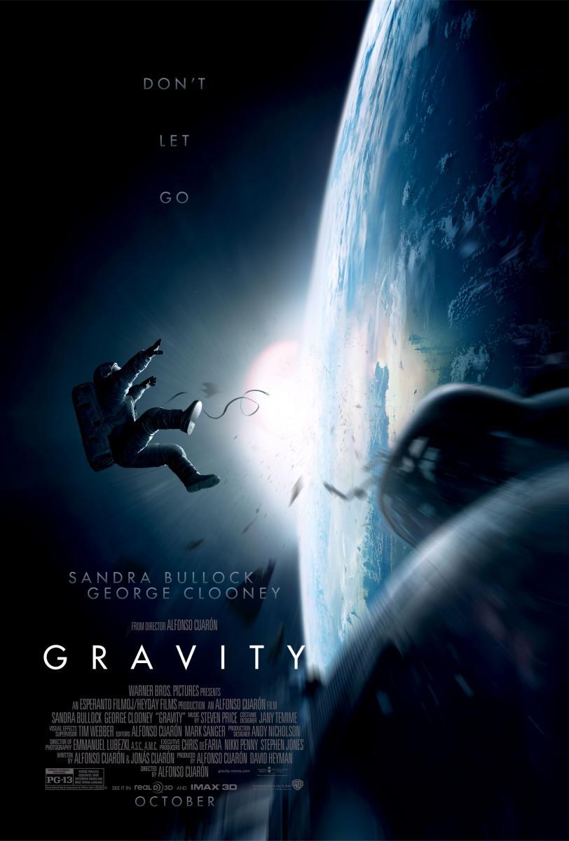Cartel oficial "Gravedad", película dentro de los reestrenos octubre 2023, exclusivo Cinemex. Películas que están en cartelera octubre 2023