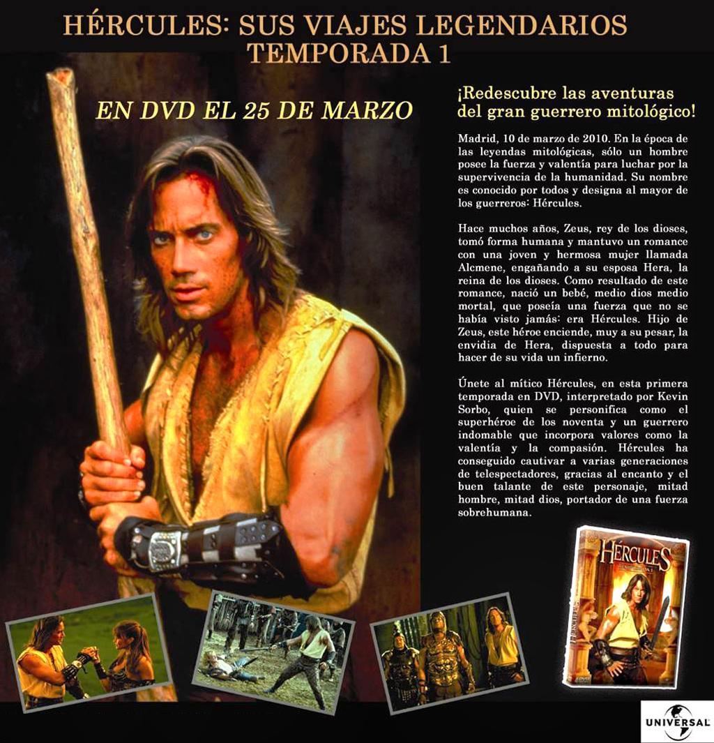 cartel de hercules los viajes legendarios