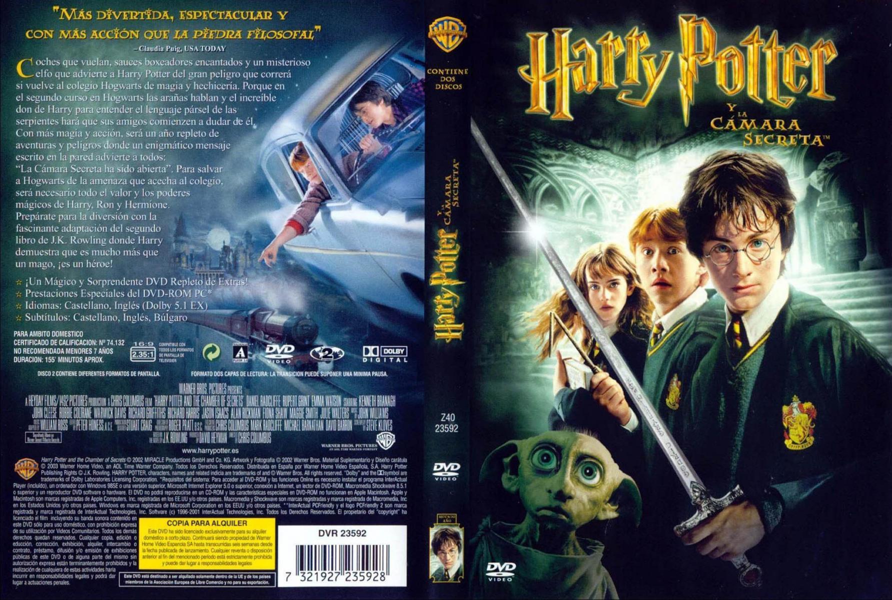 Sección visual de Harry Potter y la cámara secreta - FilmAffinity