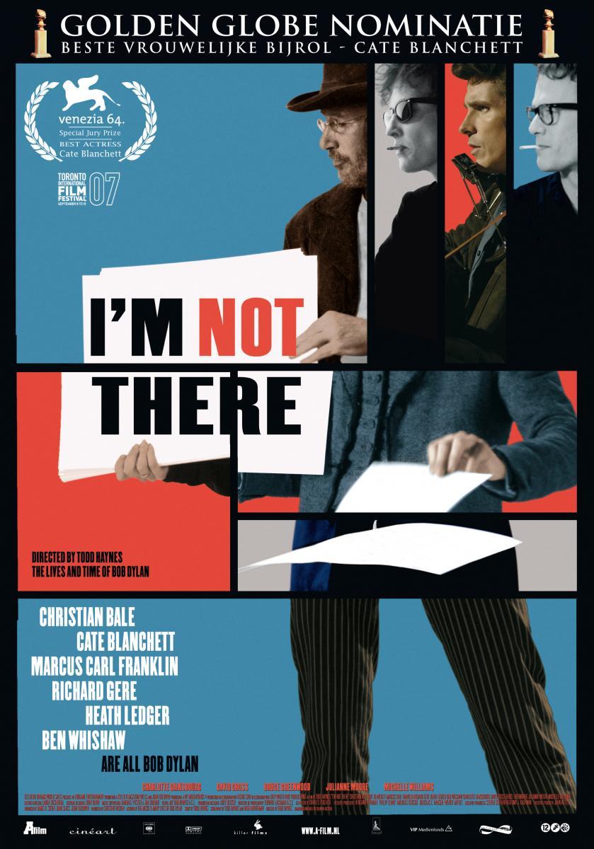 mejores películas de Cate Blanchett, poster de I'm not there