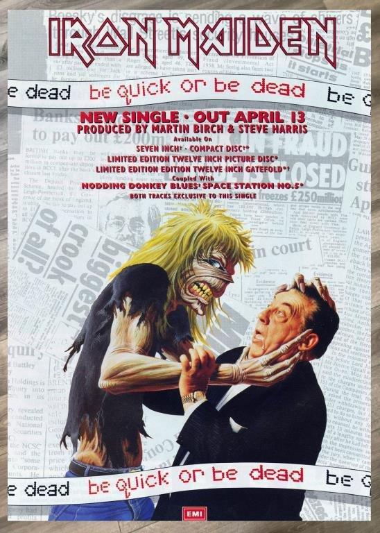 Sección visual de Iron Maiden Be Quick or Be Dead (Vídeo musical