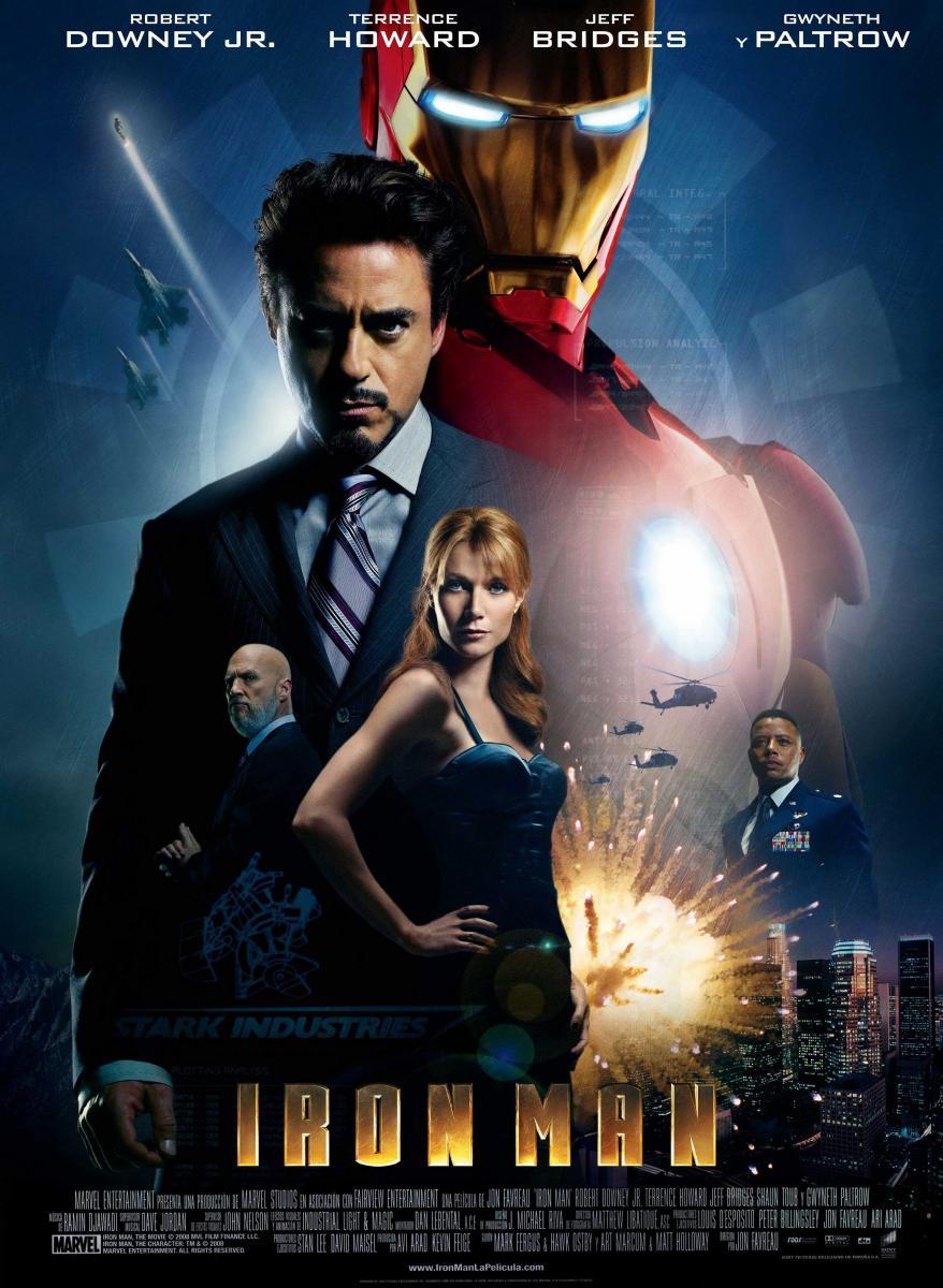 Top Marvel movies listed according to their IMDb ratings: Iron Man