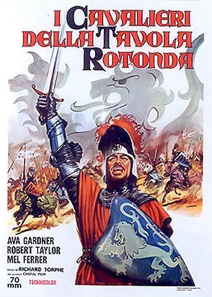 Knights of the round table Robert Taylor Movie poster 