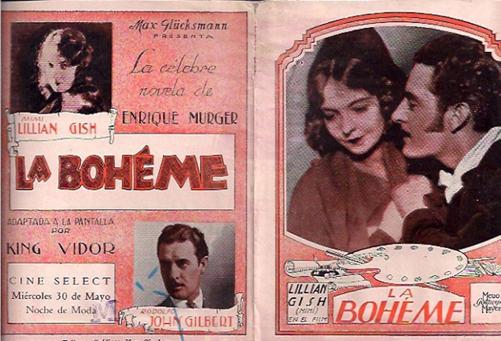 La boh me 1926 Filmaffinity