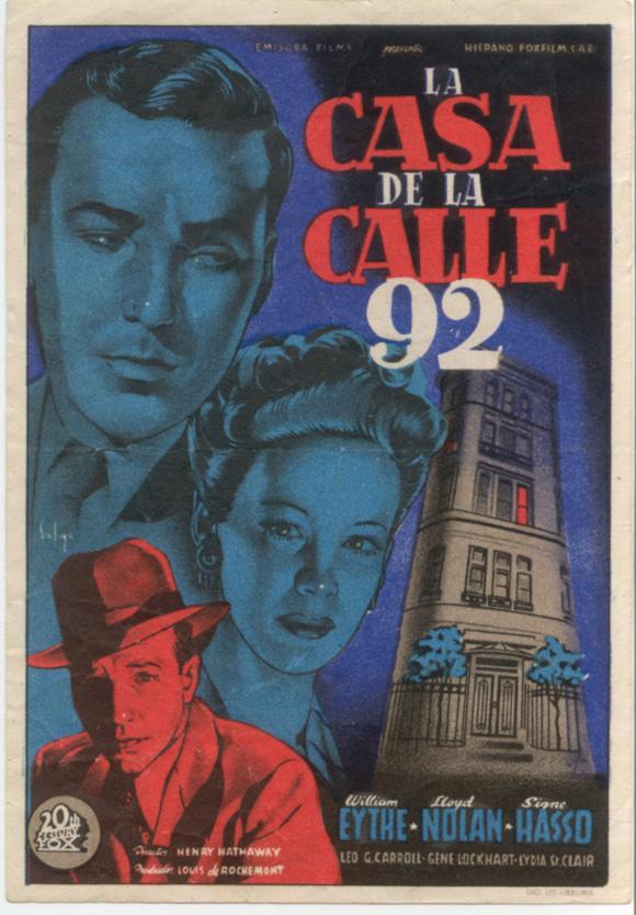La Casa De La Calle 92 (1945)