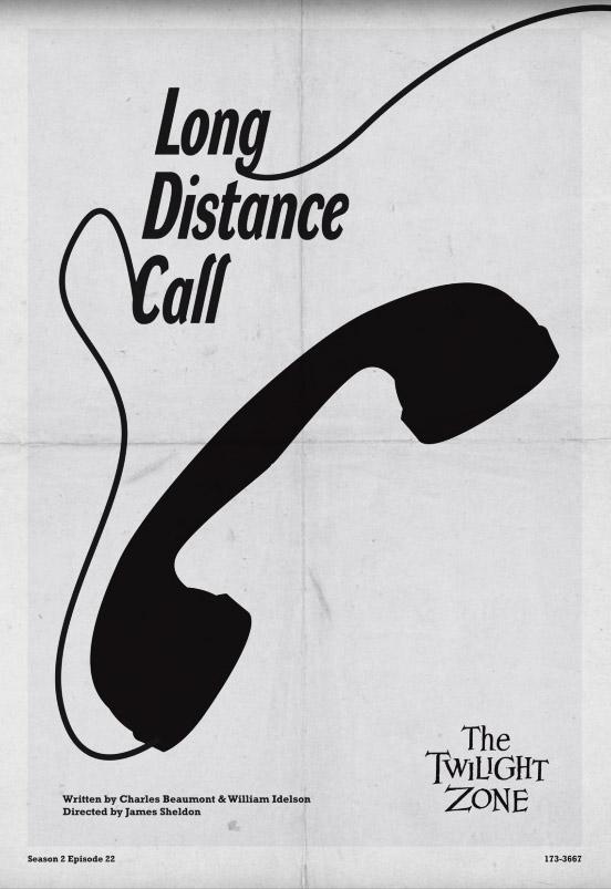 Sección visual de La dimensión desconocida Llamada de larga distancia