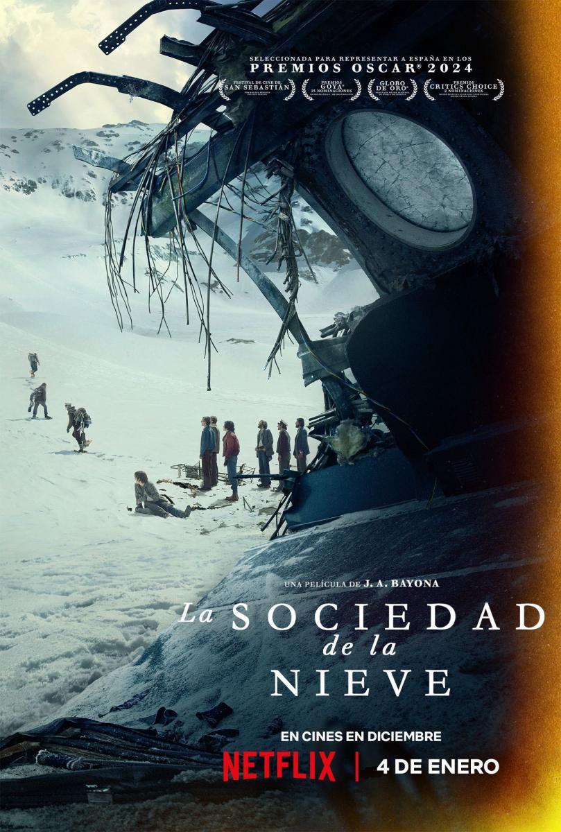 La sociedad de la nieve', de Bayona, nominada a mejor película de