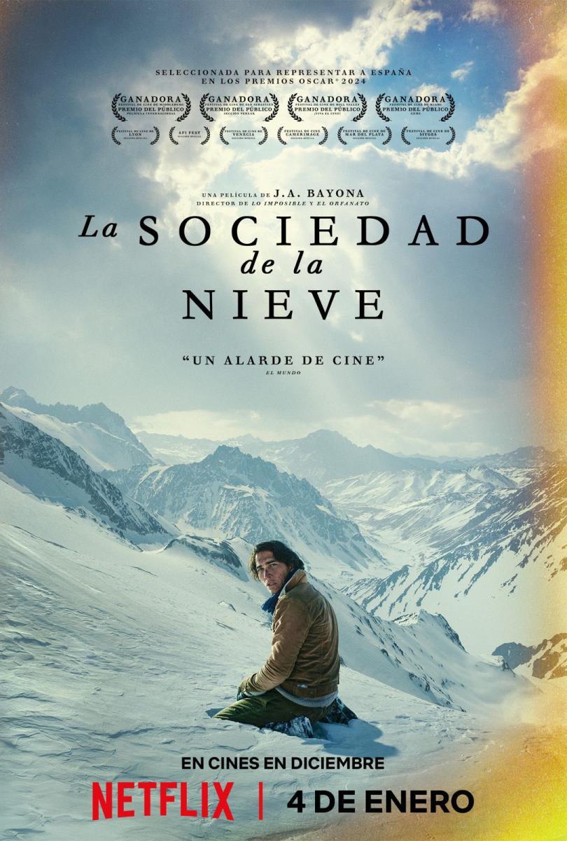 La nominada al Globo del Oro “La Sociedad de la Nieve” se estrena en  Colombia
