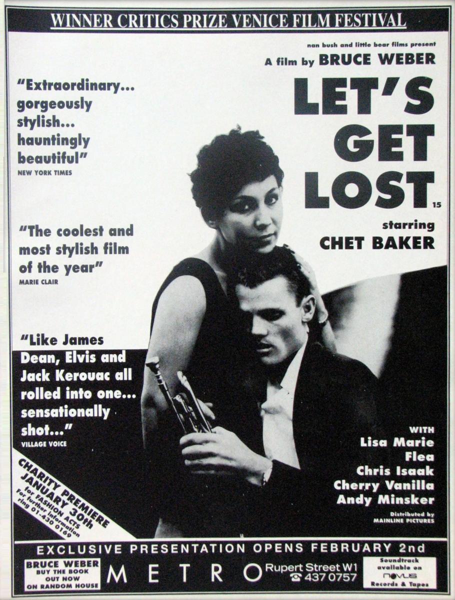 Let's Get Lost Movie Poster 2000 RI 12x12