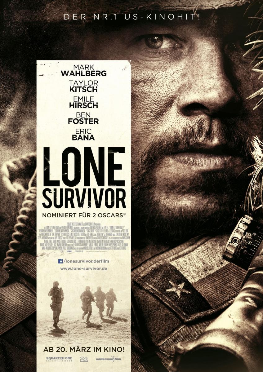 Lone Survivor  Lone survivor movie, Action movie poster, Good movies