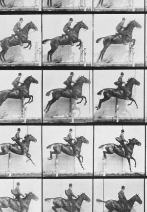 Man Riding Jumping Horse (C)