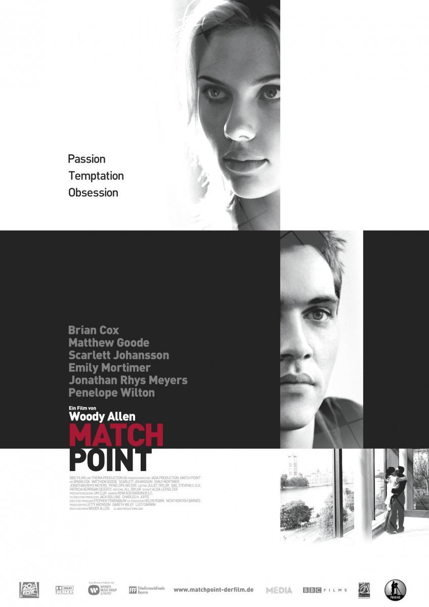 JONATHAN RHYS MEYERS and SCARLETT JOHANSSON in MATCH POINT, 2005, directed  by WOODY ALLEN. Copyright BBC FILMS. - Album alb1195516
