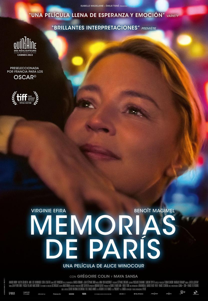 Cartel oficial “Recuerdos de Paris”, película dentro de los estrenos noviembre 2023 Cinemex