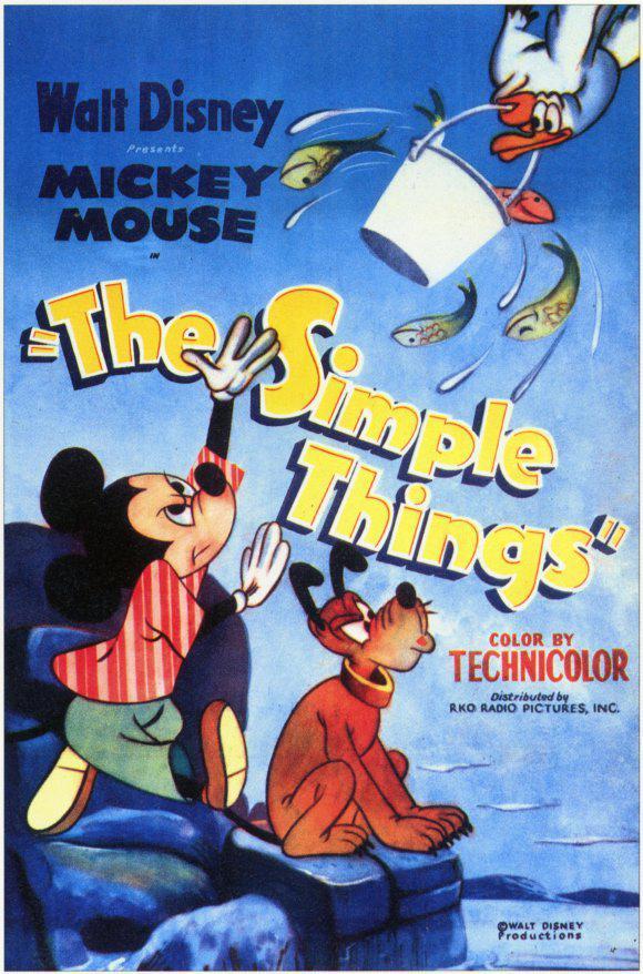 Indirecto eficientemente Contador Mickey Mouse: Las cosas sencillas (1953) - Filmaffinity