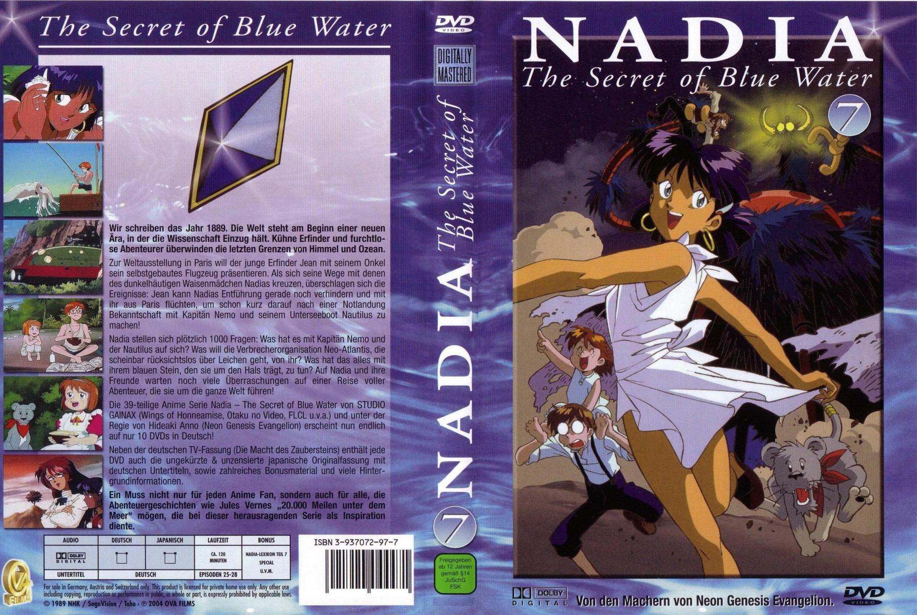 Nadia: The Secret of Blue Water | Blue water, 90s anime, Anime artwork