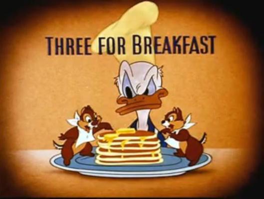 Sección visual de Pato Donald Desayuno para tres C FilmAffinity