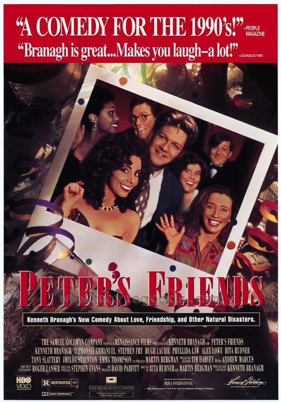 Peters friends. Друзья Питера Постер. Peter's friends 1992.