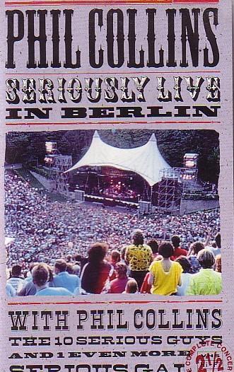 【USA製】1990 PHIL COLLINS SERIOUS TOUR  L PHIL COLLINS THE SERIOUS TOUR 1990 CONCERT PROGRAM BOOK Genesis