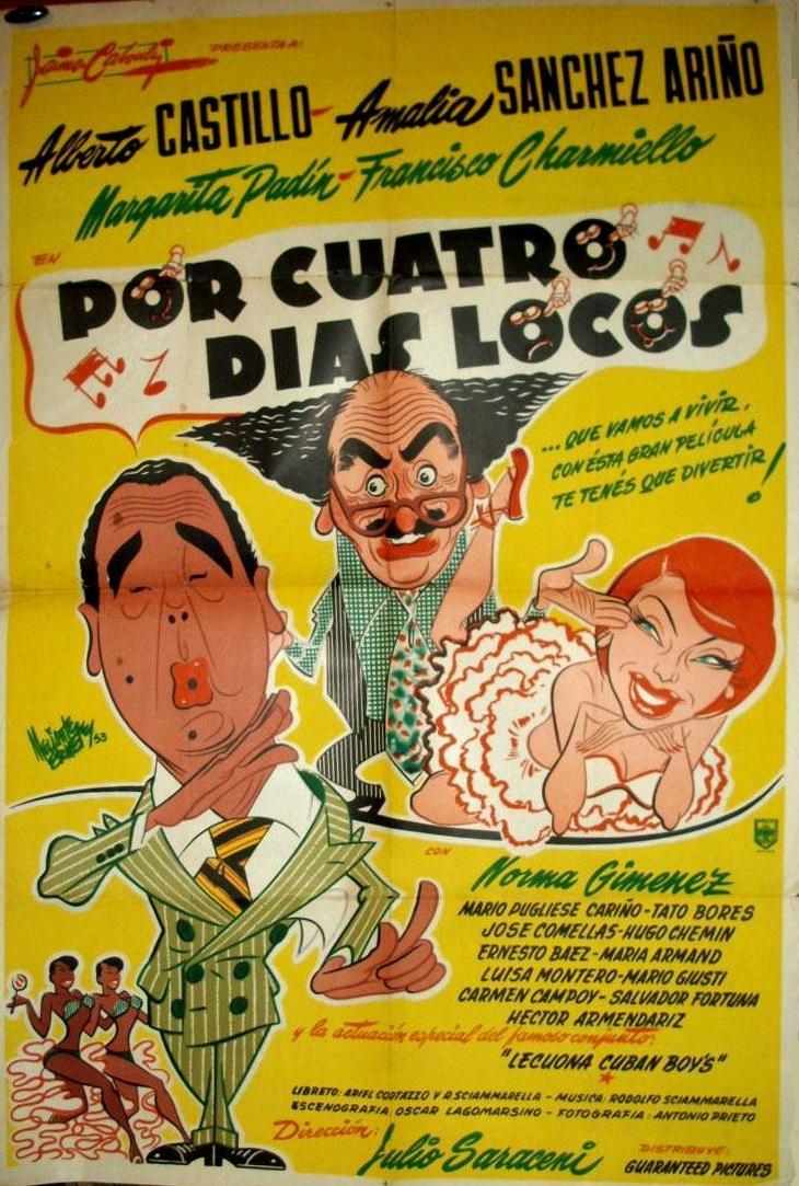 Por cuatro días locos (1953) - Filmaffinity